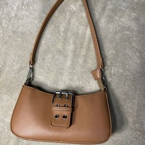Khaki Baguette Bag